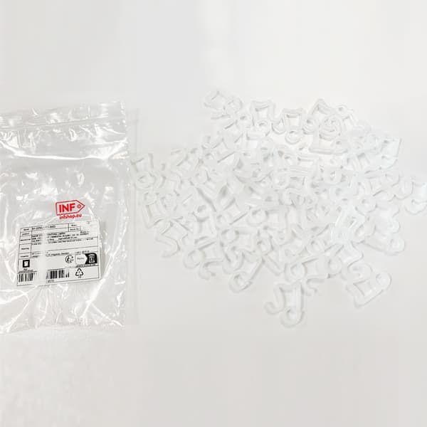 50 kpl ulkokoukkuja valonauhoille, läpinäkyvä Transparent