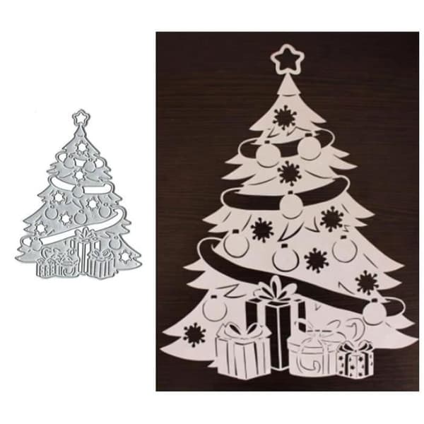 Skärform - Ej specificerad - Julgran - Kolstål - 11x8,2cm - 2 stycken SKÄRMALL
