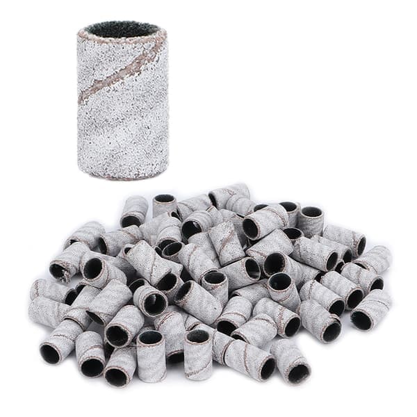 Professionelle slibebånd til neglekunst 100 stk. Hvid 240grit