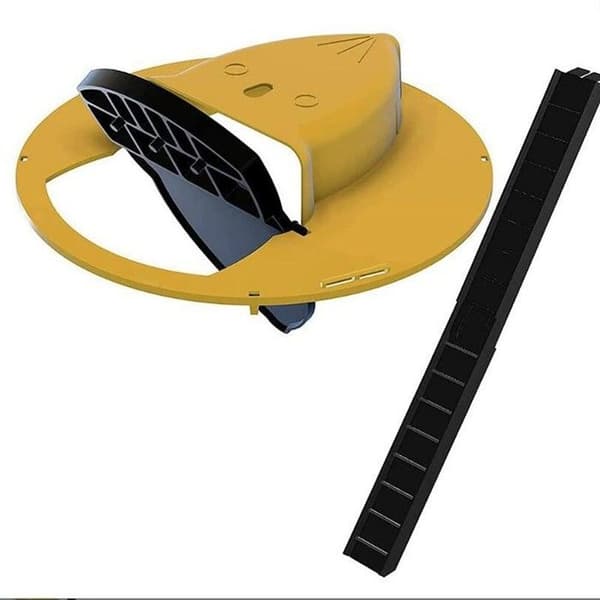 Musfälla med tipphink, lock med glidfunktion, återanvändbar och giftfri