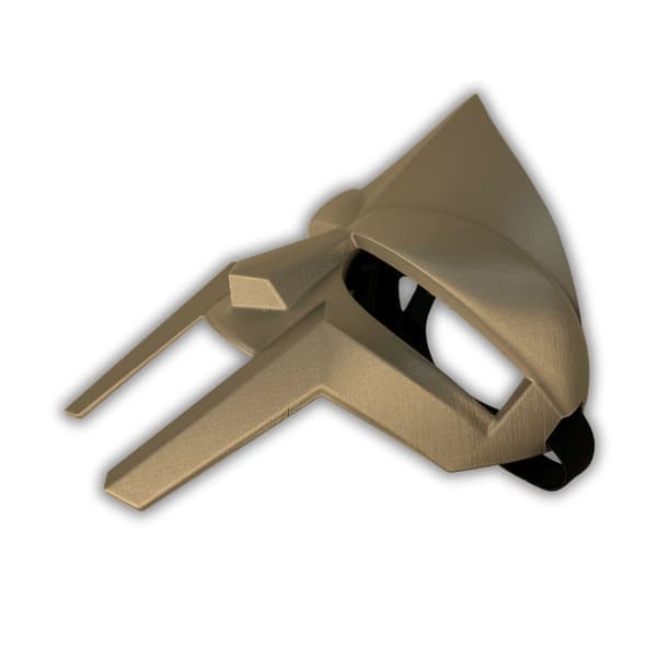 Cosplay Gladiator Halloween Party Mask Brons L gold