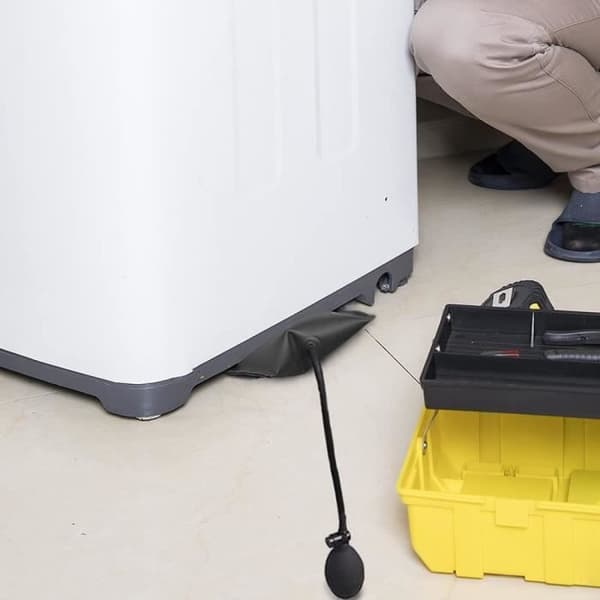 Luftpude - Model - Sort - 200 kg - 15x16 cm - 22 cm slange