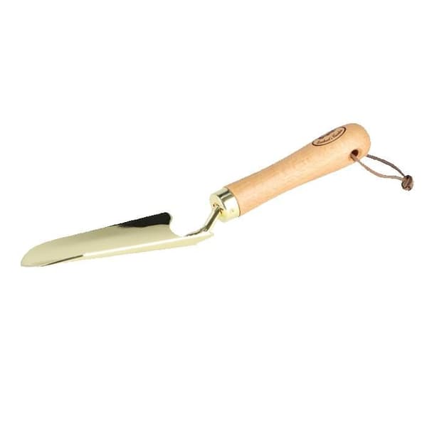 Håndspade - HAGEREDSKAPER - Gull/Beige - Rustfritt stål - Bøkehåndtak - 32,7 cm