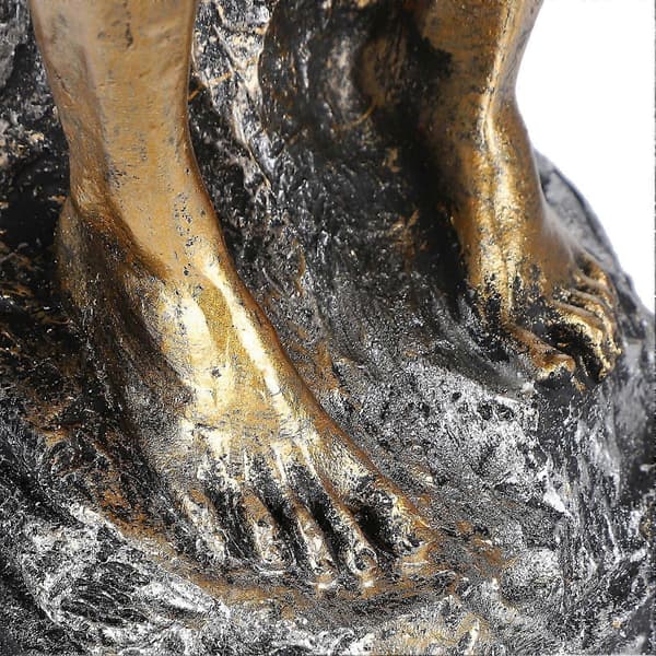 Tenkerstatue Bronsemann Harpiks Ornament Hjemmekontor Dekor Håndverk Samleobjekter