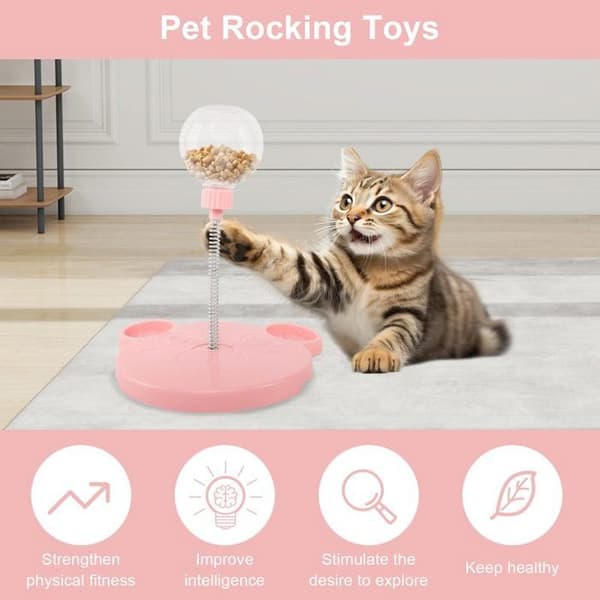 Katt- och hundgodis - Foderboll för husdjur - Leksak för katt- och hundmat