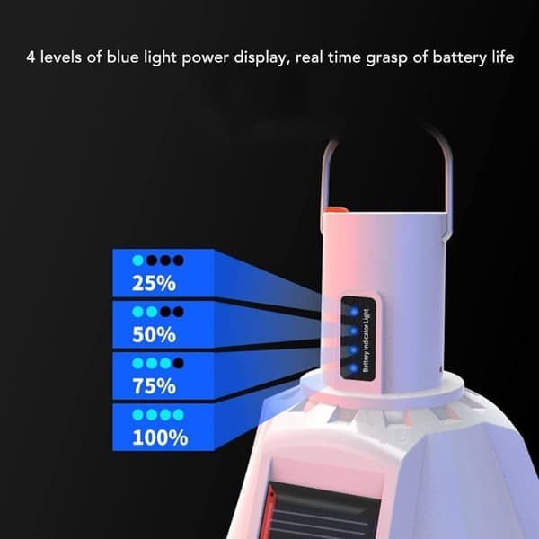 LED-lamppu - Langaton aurinkolamppu - Nopea USB-lataus