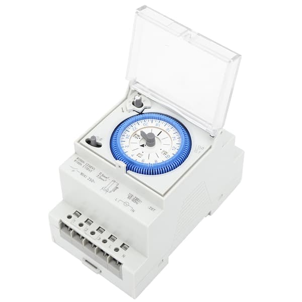 SUL181D mekanisk timer 15 minutter 24 timers timer tidsafbryder relæ 250VAC 16A - 1 stk.