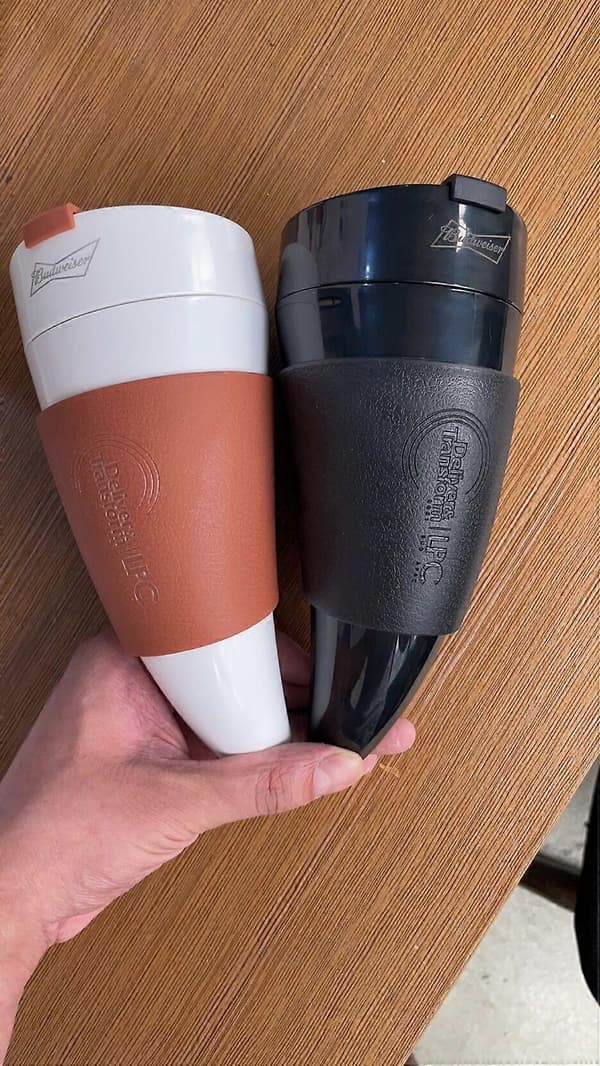 Utomhus vattenkopp get kaffekopp med rep lock svart 320ml