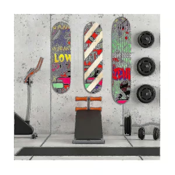 8-pack väggfäste för skateboard med skruv, flytande skateboardhängare, skateboardfäste, hängande skateboard, bäst i test