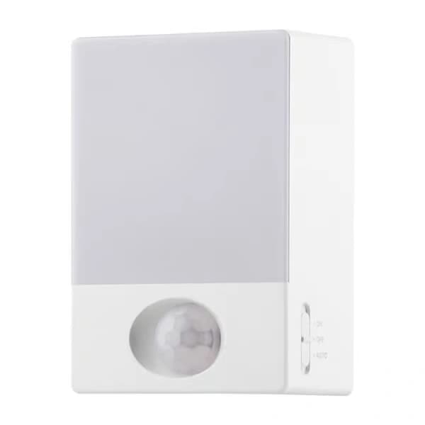 USB Genopladelig LED Natlampe med Bevægelsessensor - Hvid - ABS - 10x7x4 cm - 3W