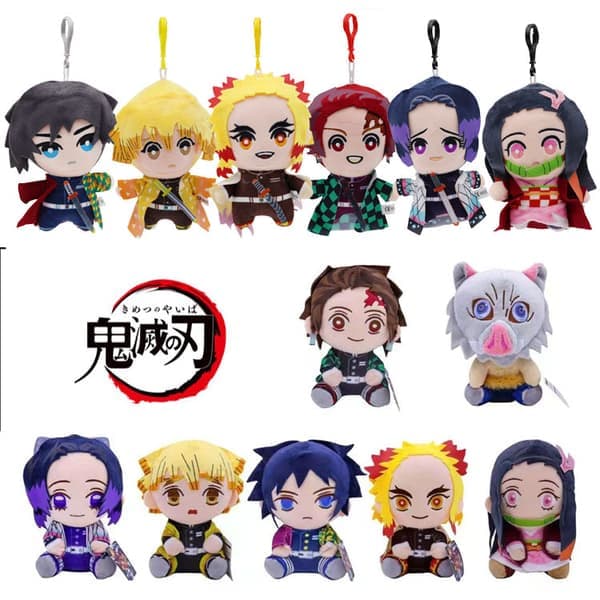 Anime Plush Figure - Super Soft Short Plush Toy Stuffed with PP Cotton for Teens Chi-style Nezuko Vacuum Compression
