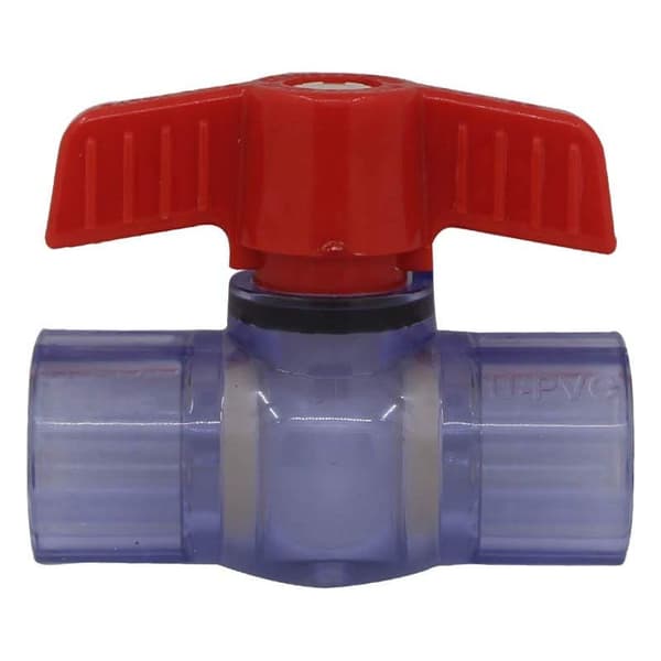 PVC kulventil 20 25 32 40 50 63mm lösningsmedssvetsventil kulventil pool kulventil (innerdiameter 20mm)