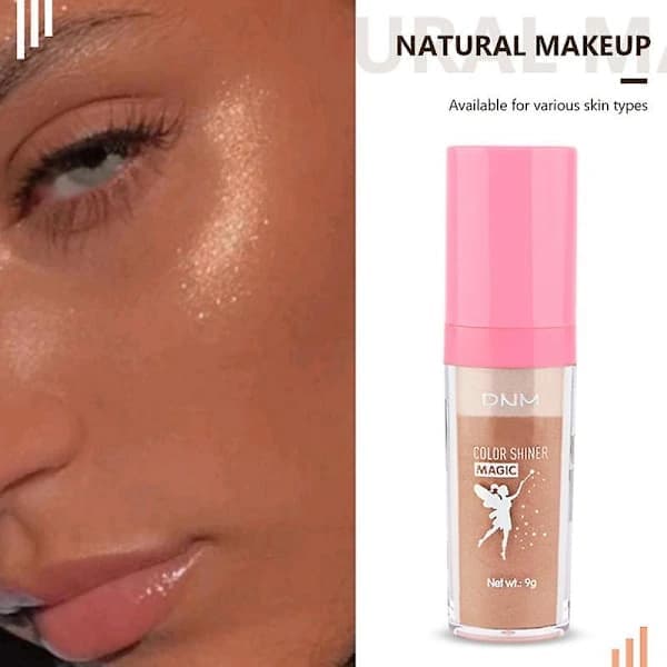 Fairy Pink Highlight Powder – Iriserende konturblush til ansigt, krop, læber og hår – 03