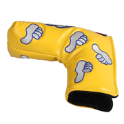 Tommeldesign Golf Putter Headcover, Vandtæt Cover til Bladformede Golfkøller, Maskinvaskbart PU-læder til Scotty Cameron