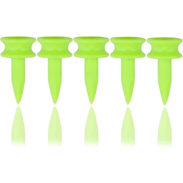 Golfpeggar Plast 25MM 100-pack Små Gröna Golfpeggar 1 tum