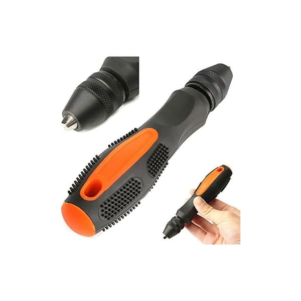 Mini hånddrill 0,5 til 8 mm med nøkkelfri chuck