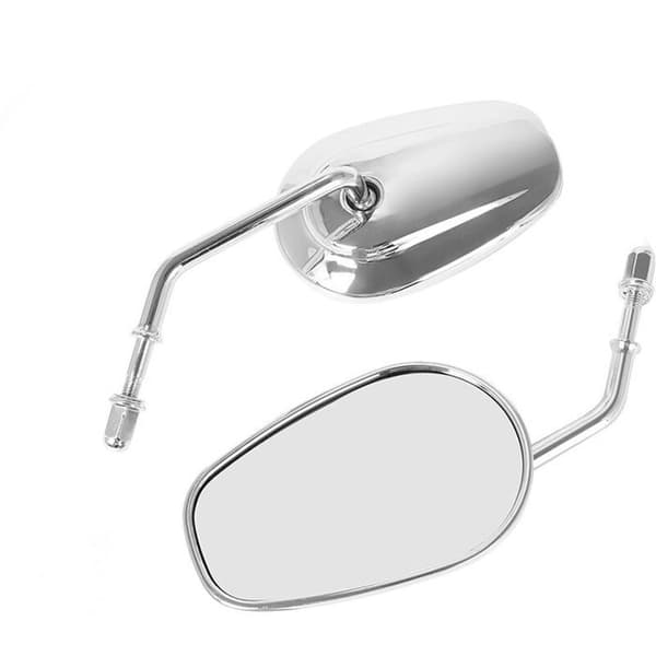 Motorcykelspeglar, Harley-speglar, premium helmetallsspeglar, kompatibla med Harley-speglar