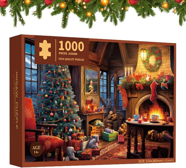 Joulukalenteripalapeli 1000 palaa Joulukalenteripalapeli Countdown Calendar Countdown Box Palapeli aikuisille lapsille A