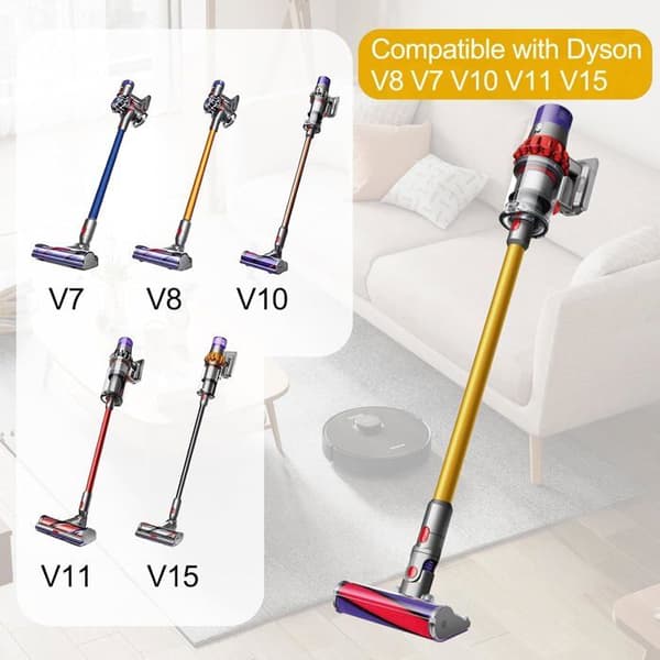 Forlængerrør til støvsuger - 1 stk. - Aluminium og ABS - Quick Release - Til Dyson V7 V8 V10 V1