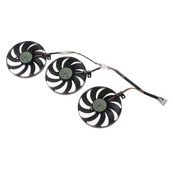 3 stk. 88MM T129215SU 7-Pin Køleventilator til ROG STRIX RTX 2080 2080Ti 12V 0.5A