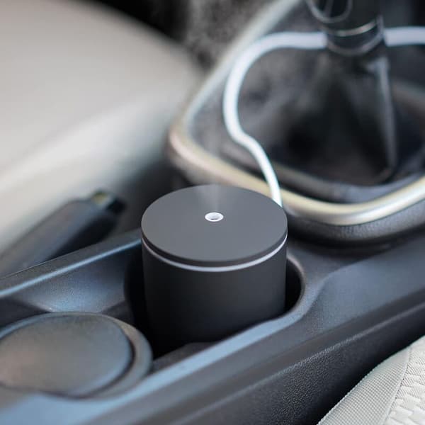60 ml USB eterisk oljediffuser - Ultralyd luftfukter med justerbar tåkemodus og 7 LED-farger