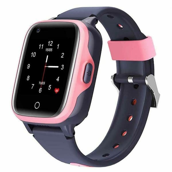 Smart GPS-ur til børn Vandtæt 4G Pink Rosa