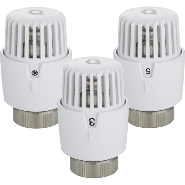 1x Radiatortermostat med serie - presist termostathode med integrert sensor, frostbeskyttelse