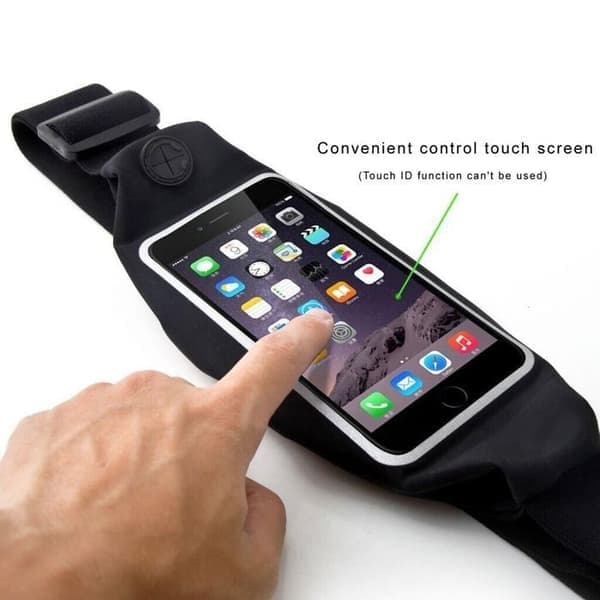 Mobiltelefon Lomme Taljetaske med Klart Touchscreen Vindue - Til iPhone 13 Pro Max