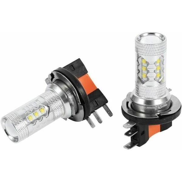 H15 80W3030 LED Bil Tåkelys Høy Effekt (H15-80W 2 stk)