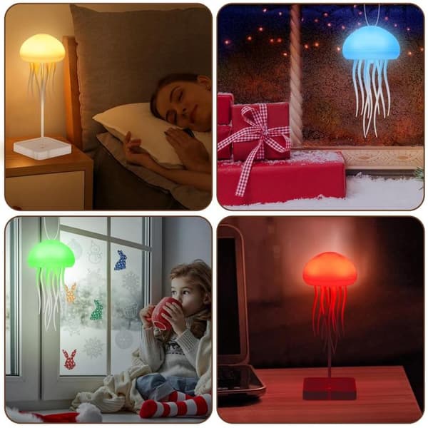 Manetlampe med dansende ben og skiftende lys - Julegaver