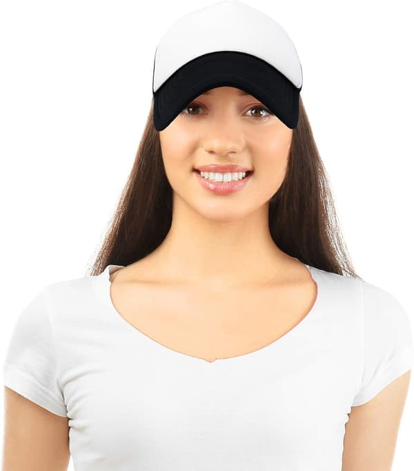 To-tonet Trucker Hat Sommer Mesh Kasket med Justerbar Snapback C C