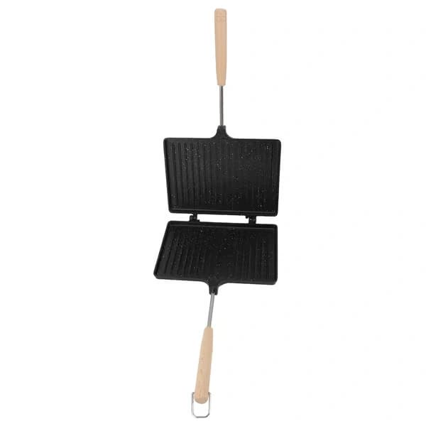 Dobbeltsidet non-stick sandwich maker til hjemmebrug