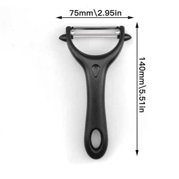 Grönsaksskalare - Rostfritt Stål - 4 Delar - Ergonomisk - Rostfri - Modern Design