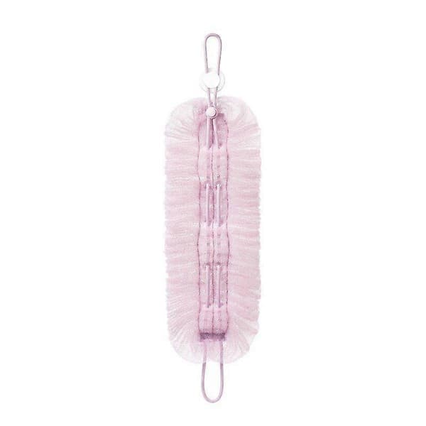 2-in-1 Stretch Bath Sponge & Back Scrubber Long Exfoliating Shower Puff Loofah Strap, Nylon Body Scrubber for Deep Cleaning, with Suction Cup Hook B 1PCS