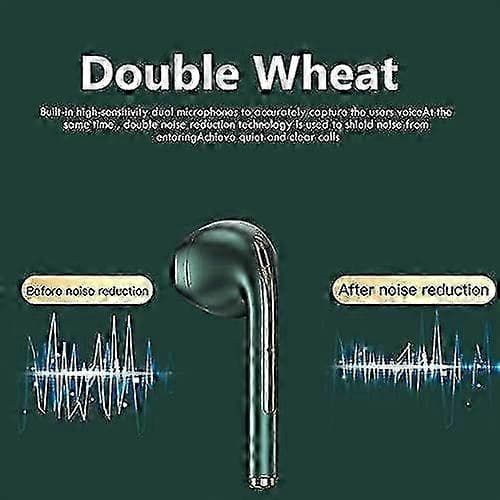 Bluetooth-hodetelefoner, In-Ear Bluetooth 5.0-hodetelefoner med mikrofon, USB-C hurtiglading (gull)