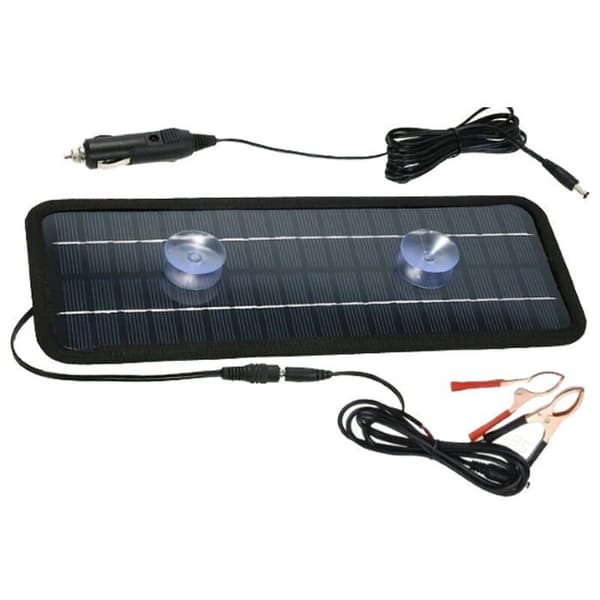 Solcellepanel, 18V 20W bærbart solcellepanel drevet av reservebatteri for bil og båt utendørs bruk