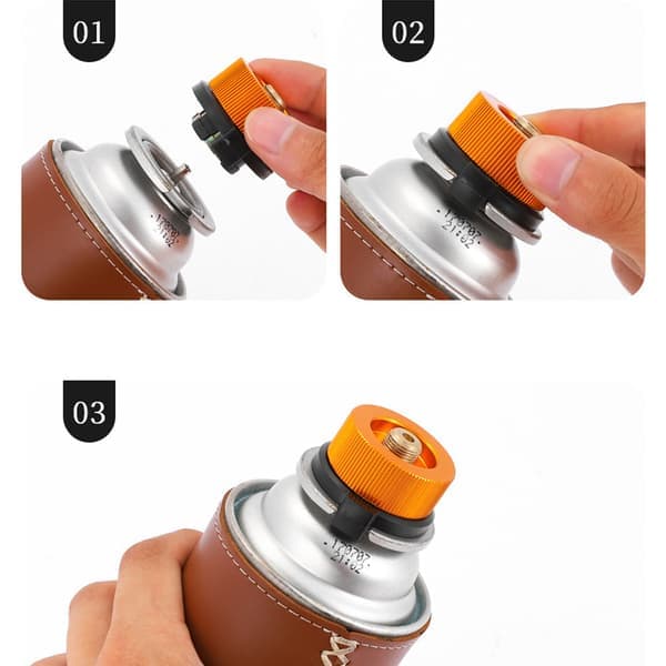Gasadapter Cylinder Camp Converter Kanisteradapterventil Campingkamin Dold Lindal Typ D'Adapterventil