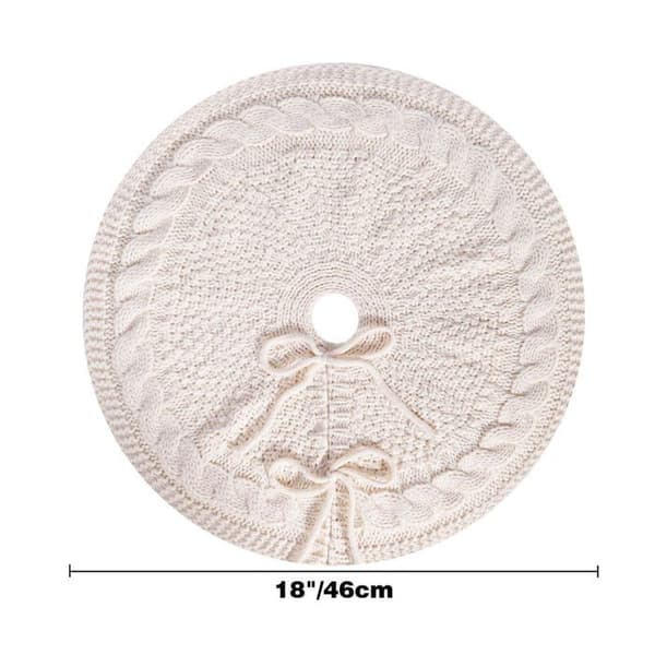 Juletræstæppe - Julepynt - Træmåtte - Diameter 46 cm - Polyestermateriale - Nem installation