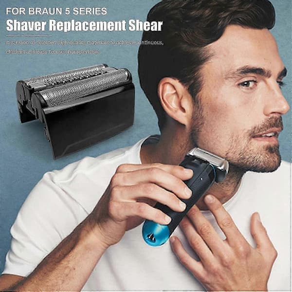 Barberfolie og kutterhode for Braun 52b Series 5 5020s, 5030, 5030s
