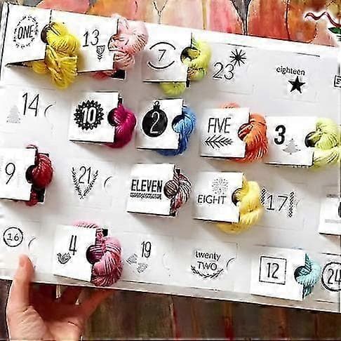 2026 Garn Adventskalender Garn Blindboks Jule Blindboks 24-dagers nedtelling