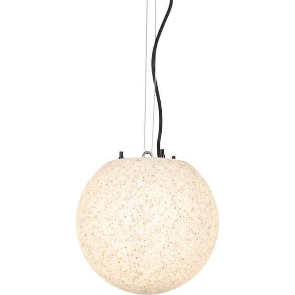 QAZQA nura - Gulvlampe - 1 lys - Ø 25 cm - Grå - Moderne - udendørsbelysning