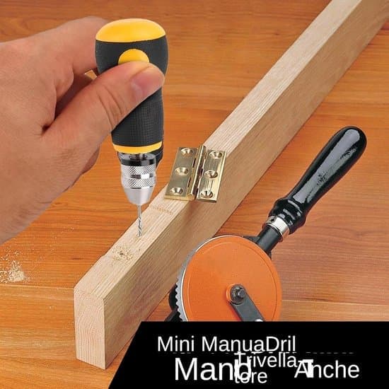 Håndholdt elektrisk drill - Mini drillbits - Trearbeid - Sklisikkert grep - 0,8-3,0 mm - Sølv