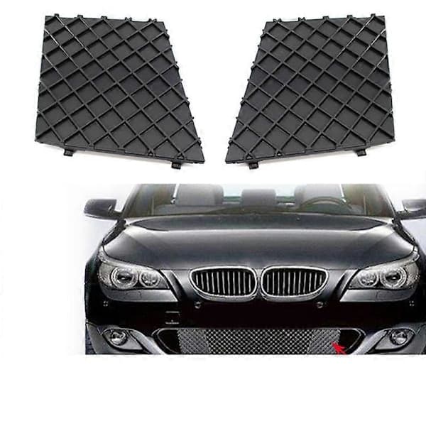 Bil Front Bumper Nedre Mesh Grill Plate Trim Cover for E60 E61 M 51117897186 51117897184 Bumper Cov