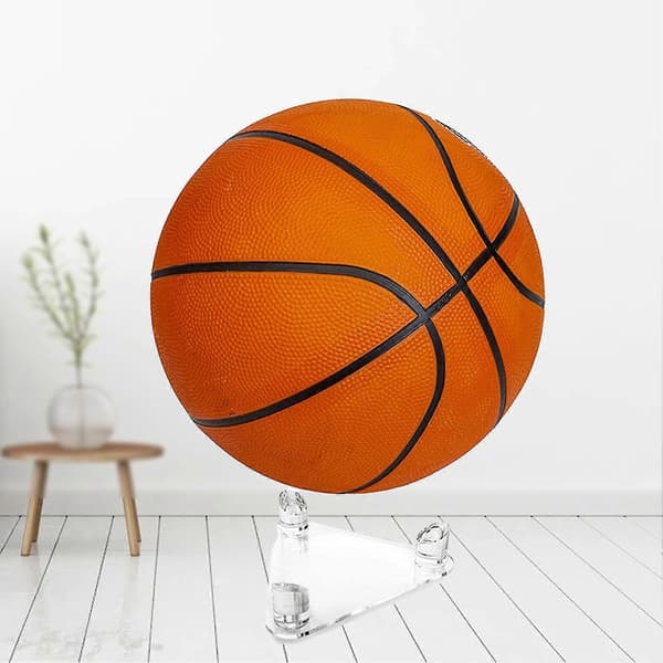 Boldstativ Transparent Multifunktionelt Akryl Basketball Display Beslag til Legeplads