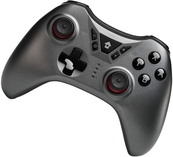 PC-kontroll trådlös, 2.4G fjärrkontroll trådlös spelkontroll grå