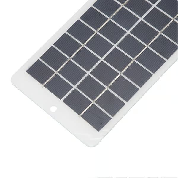 10W 5V Solpanel Typ C Utgång Bärbar Solladdningspanel för Telefonladdning Säkerhetsövervakning