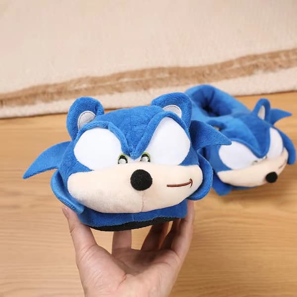 Sonic Slippers - Bløde hjemmesko med Sonic the Hedgehog