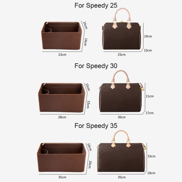 Håndtaske Iiner KHAKI khaki Til Speedy 30 khaki For Speedy 30