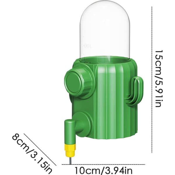 Fuglevandingsautomat – Automatisk kaktusdesign til burfugle
