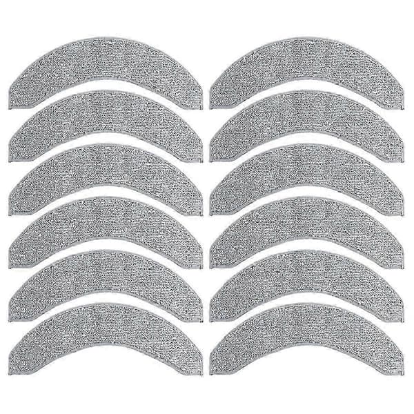 12-pack ersättningsmoppdynor för Combo J7+ robotdammsugare, återanvändbara mikrofiber-mopptillbehör